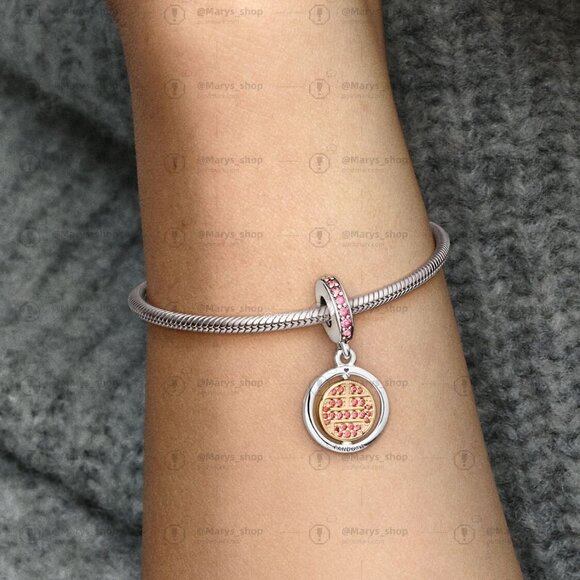 Pandora Spinning Lucky Dangle Charm - Picture 5 of 6